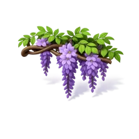Wisteria Vine 3D icon
