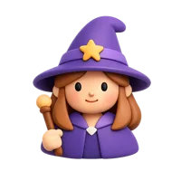 Wizard Woman 3D icon