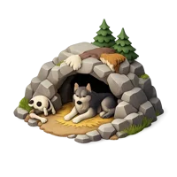 Wolf Den 3D icon