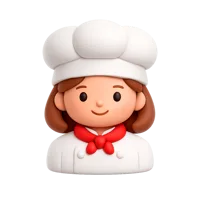 Woman Chef 3D icon