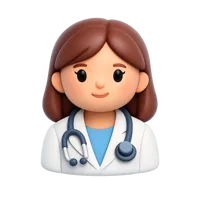 Woman Doctor 3D icon