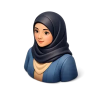 Woman in Hijab 3D icon