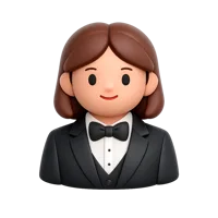 Woman in Tuxedo 3D icon