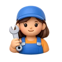 Woman Mechanic 3D icon