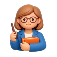 Woman Teacher 3D icon