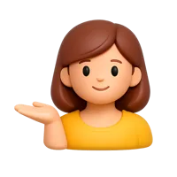 Woman Tipping Hand 3D icon