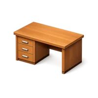 Wood Desk 3D icon