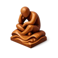 Wood Sculpture 3D icon