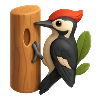 Woodpecker 3D icon