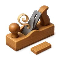 Woodworking Plane 3D icon