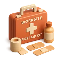 Worksite First Aid Kit 3D icon