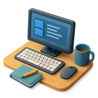 Workstation 3D icon