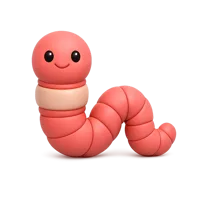 Worm 3D icon