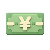 Yen Banknote 3D icon