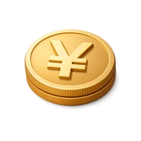 Yen Coins 3D icon
