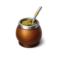 Brown Yerba Mate 3D icon