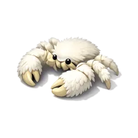 Amber Yeti Crab 3D icon