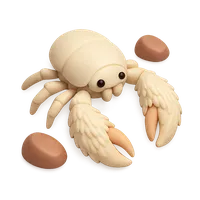 Yeti Crab 3D icon