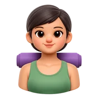 Yoga Instructor Avatar 3D icon