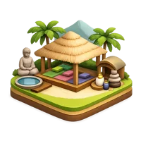 Green Yoga Retreat 3D icon