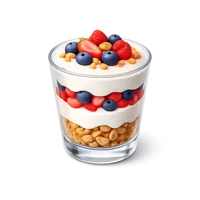 Yogurt Parfait 3D icon