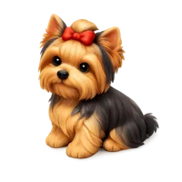Yorkshire Terrier 3D icon
