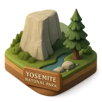 Yosemite National Park 3D icon