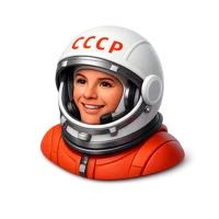 Yuri Gagarin 3D icon