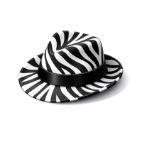 Zebra Fedora 3D icon