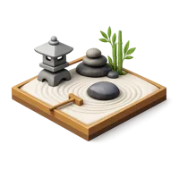 Brown Zen Garden 3D icon