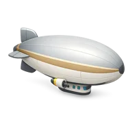 Amber Zeppelin 3D icon