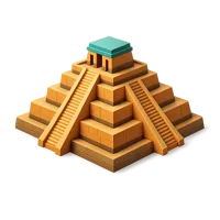 Ziggurat 3D icon