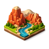 Zion National Park 3D icon