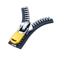 Zipper 3D icon