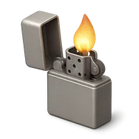 Zippo Lighter 3D icon